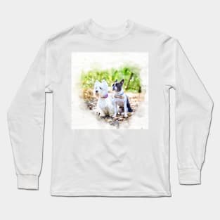 Westie and Boston Long Sleeve T-Shirt